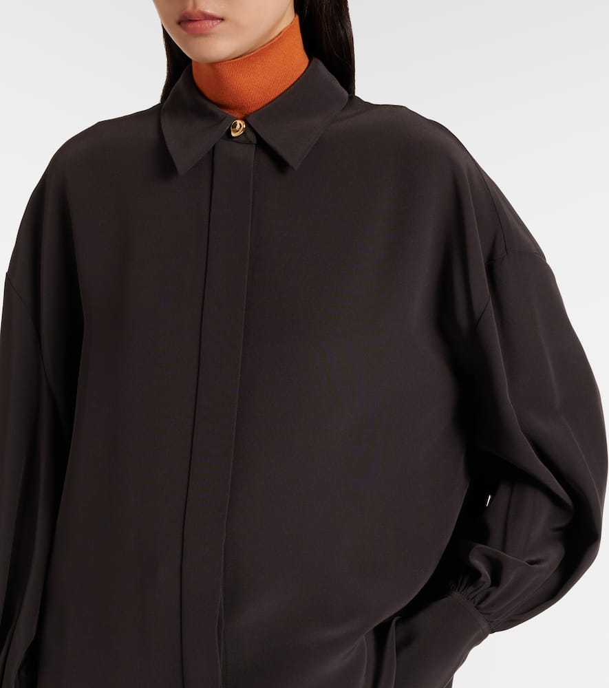 Camilia satin twill shirt