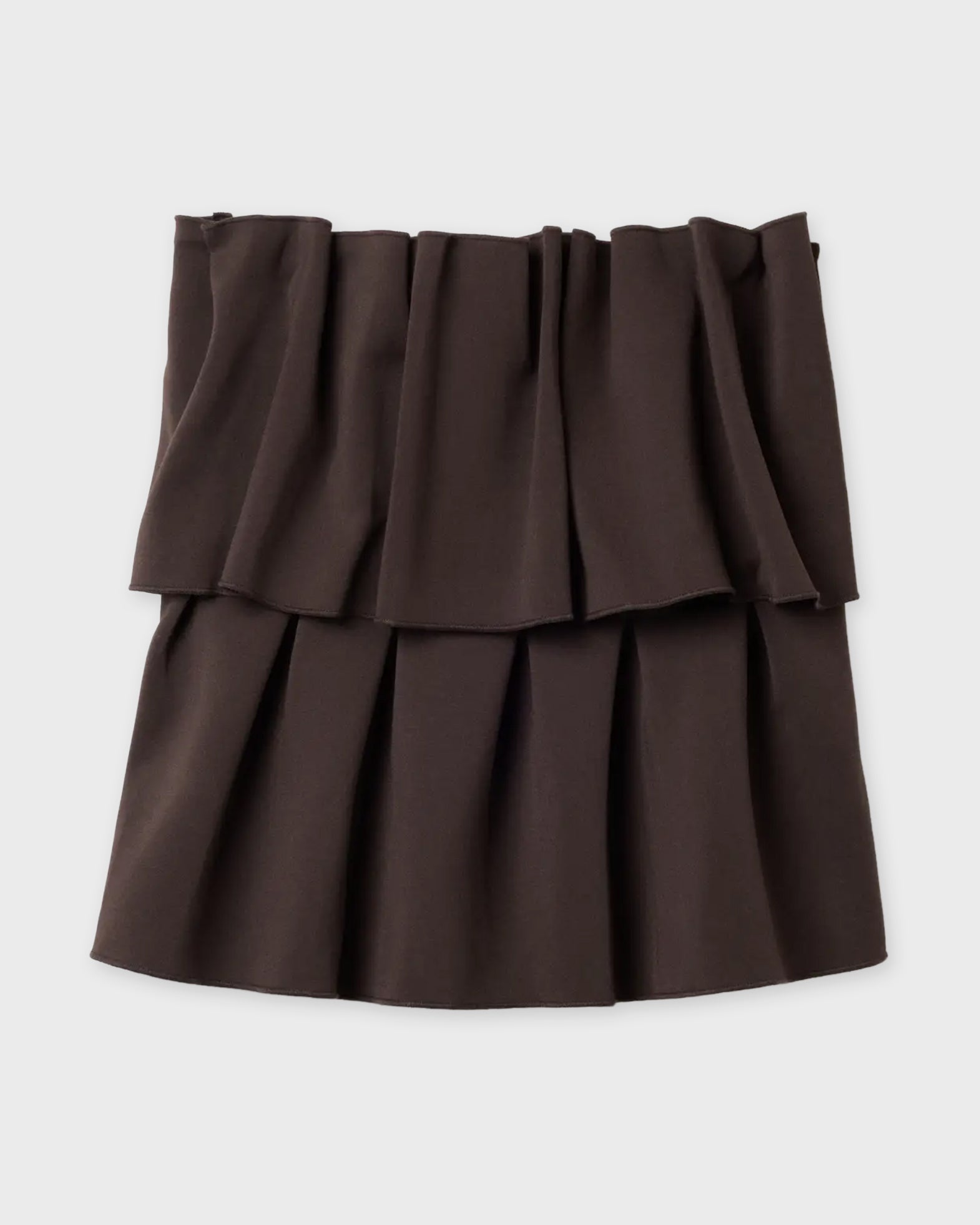 Dagmar Top Sculpted Tube Chocolate