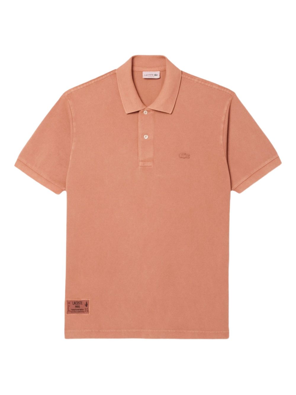 Lacoste logo-embroidered polo shirt - Orange