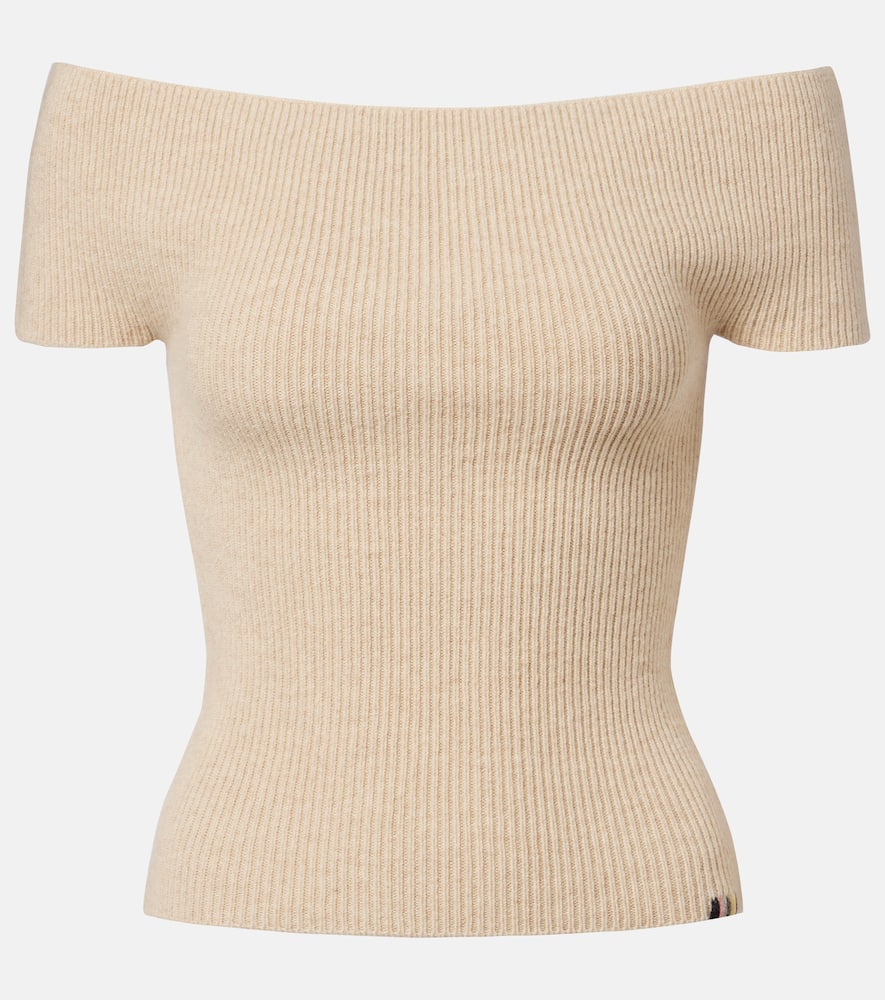 N°381 Libra cashmere-blend top