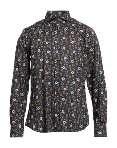 Man Shirt Dark brown Size 16 ½ Cotton