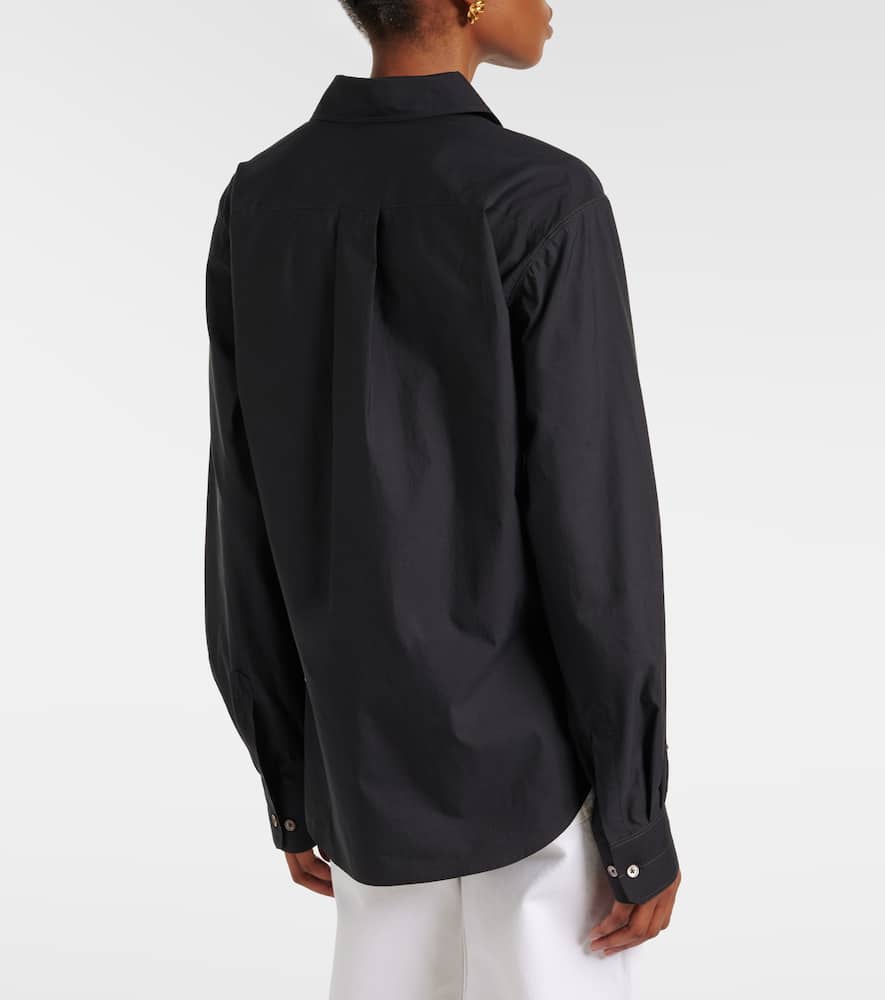 Cotton and silk shirt