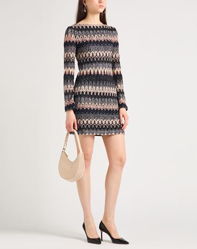 Missoni Woman Mini dress Midnight blue Size 2 Viscose, Polyester, Metallic fiber
