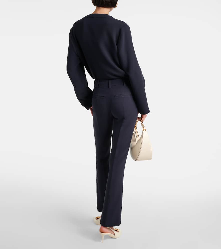Cady Couture high-rise flared pants