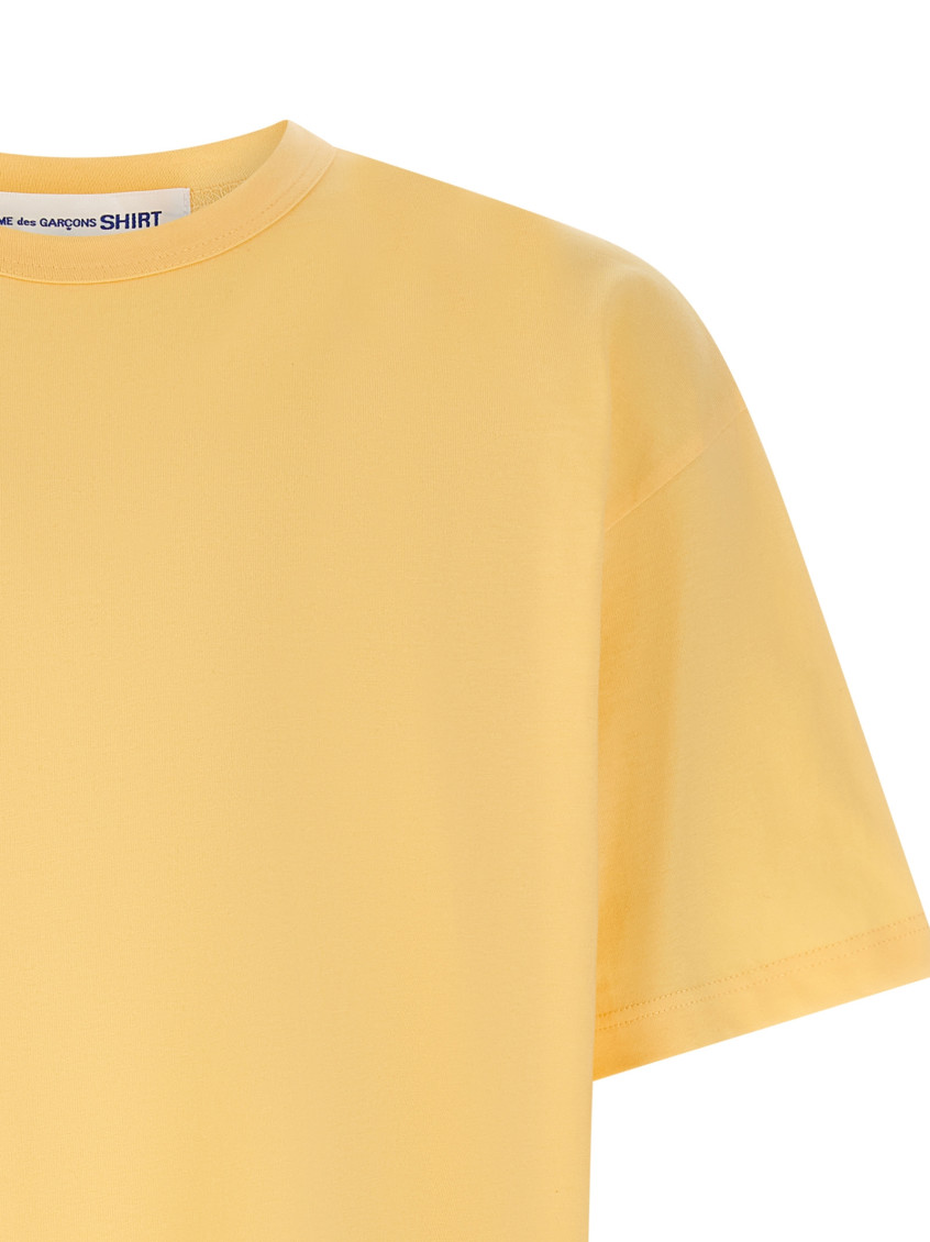 Orange Logo Print T-shirt