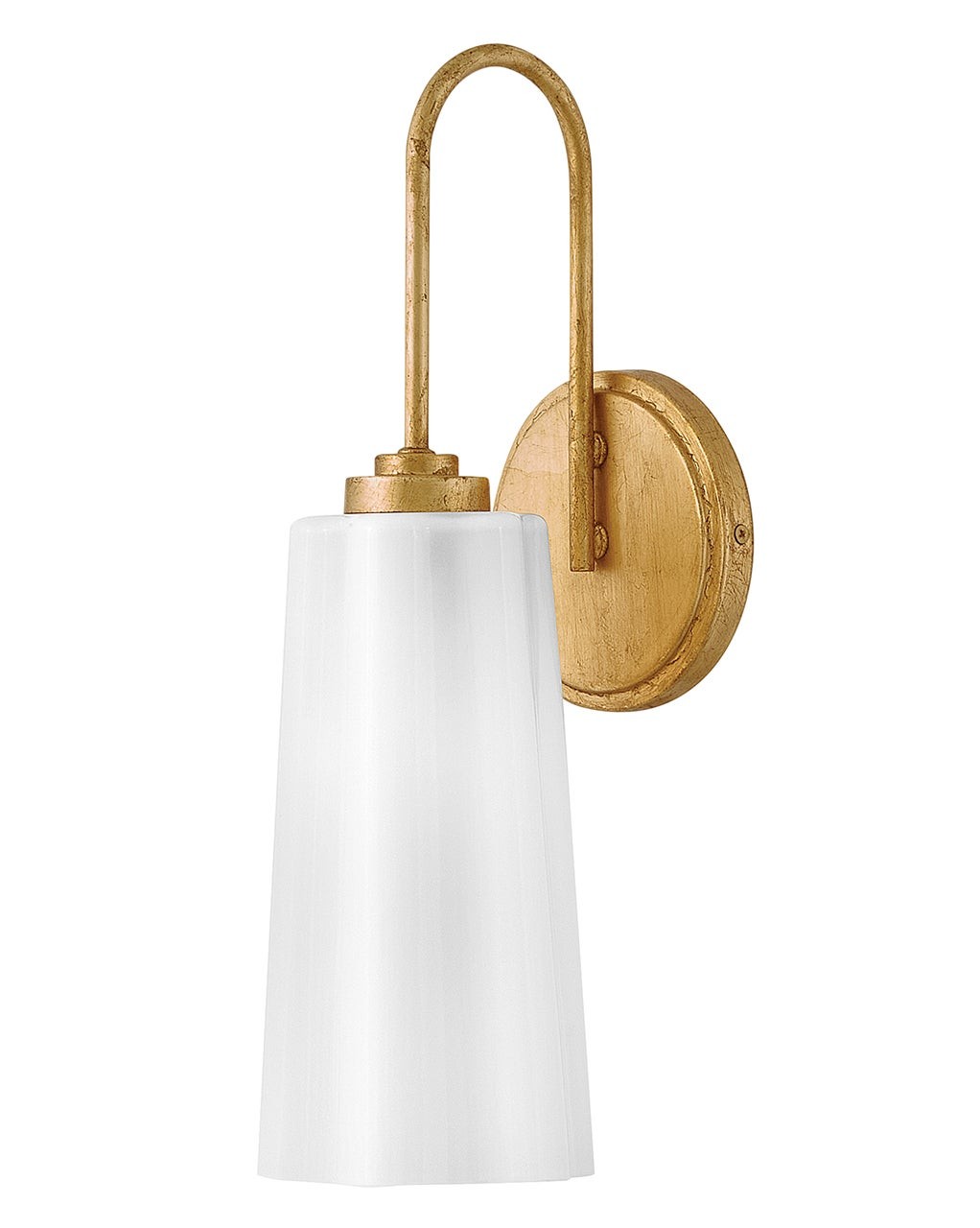 Distressed Brass LED Bathroom Vanity Light from the Honey Collection