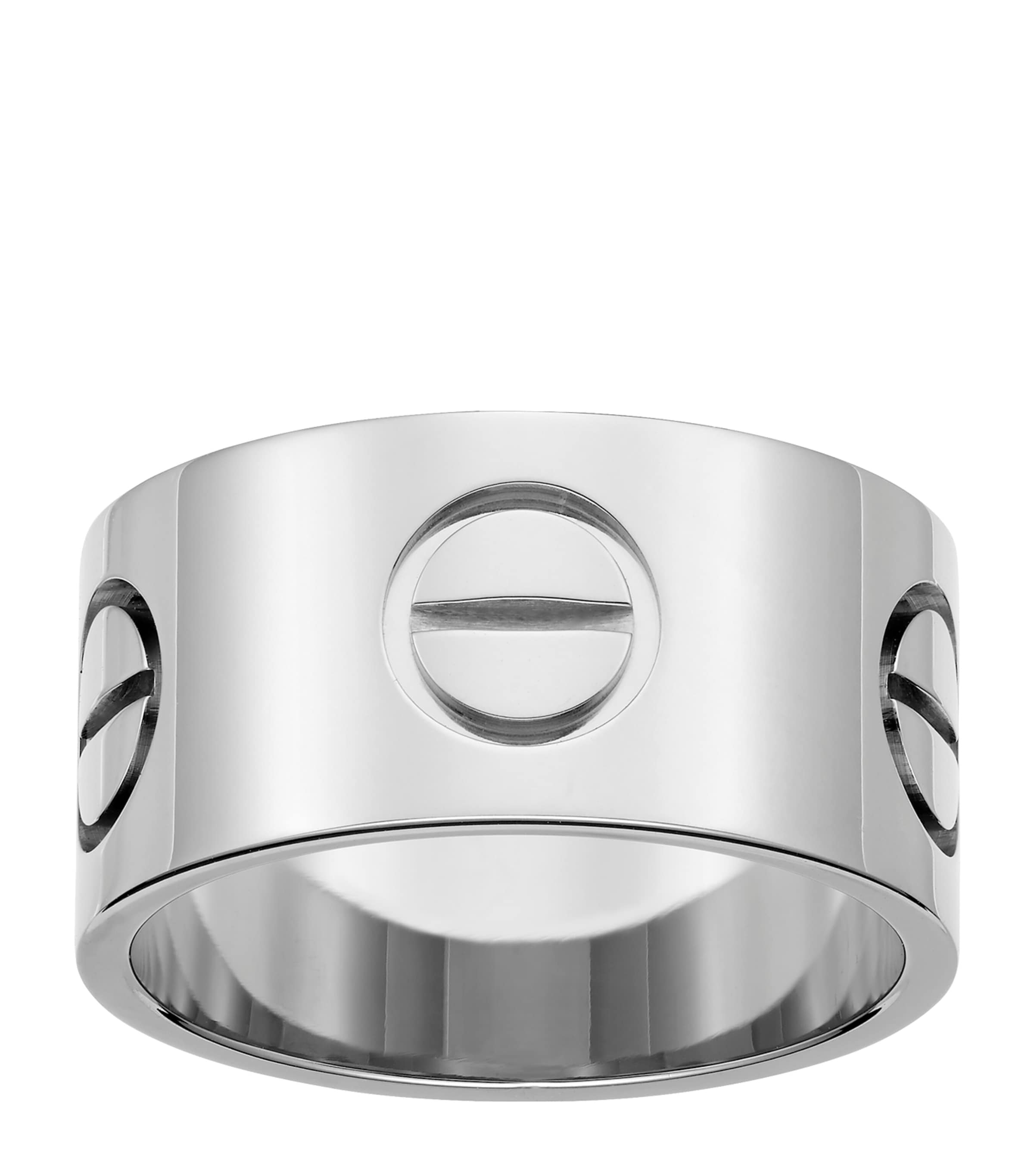 White Gold Love Ring
