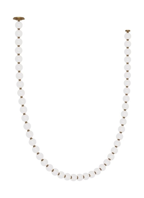 Natural Brass LED Chandelier from the Perle Collection