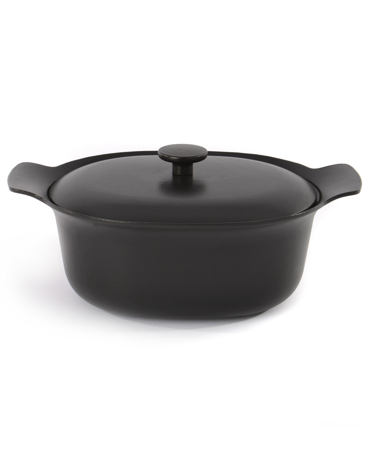 "Ron 11"" Cast Iron Dutch Oven 5.5Qt. - Black"