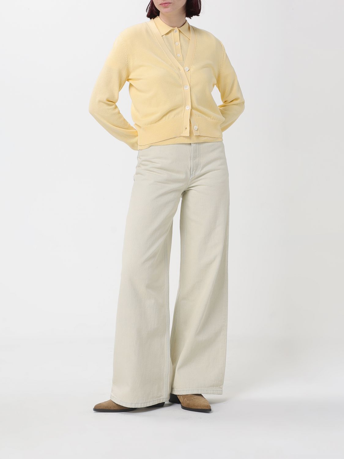 Jeans A. P.C. Woman color White