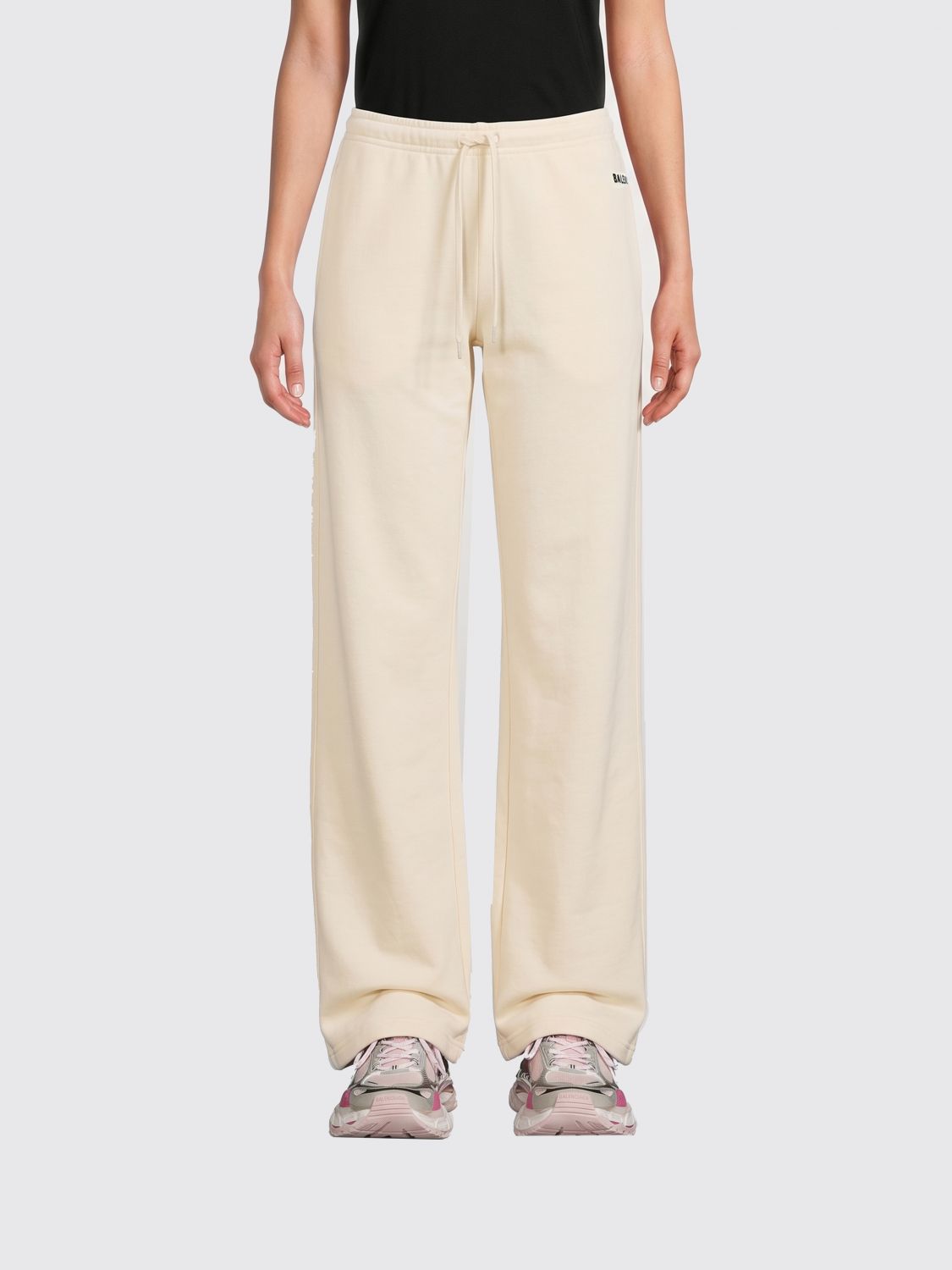 Pants Woman color Ivory