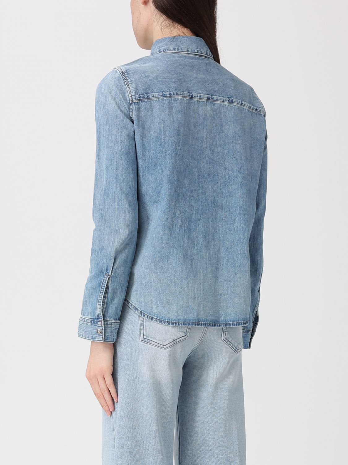 Shirt Woman color Denim
