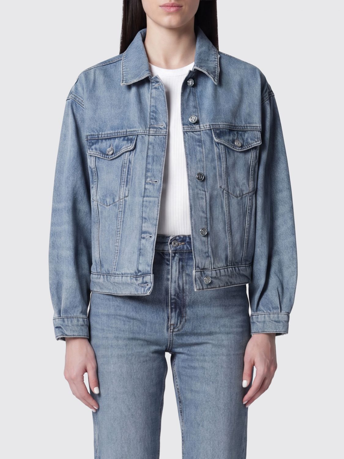 Jacket Woman color Blue