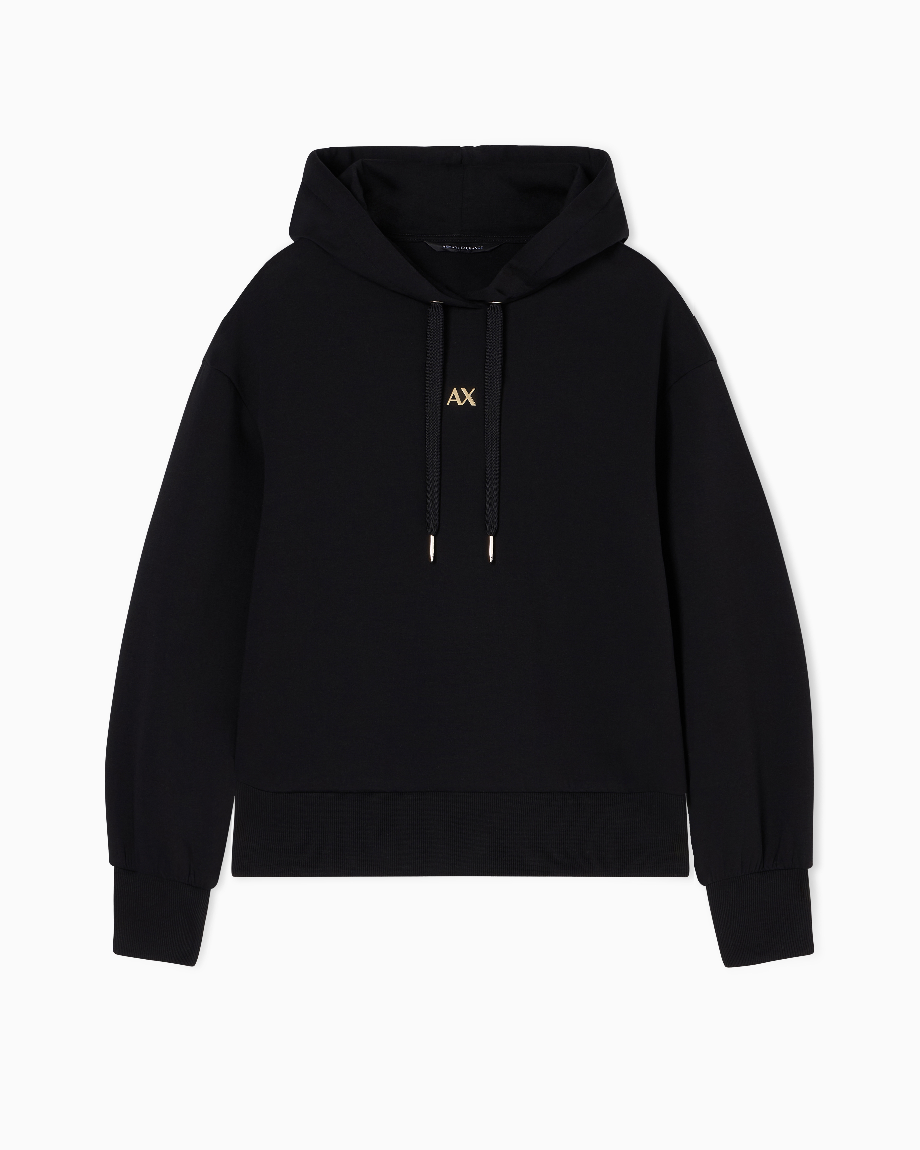 Bonded Cotton Stretch Hoodie