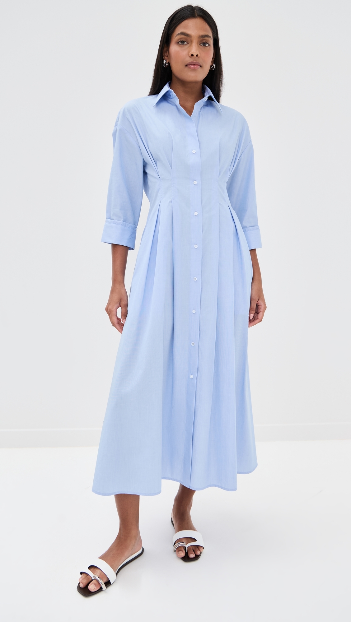 TWP Dress Oxford Blue