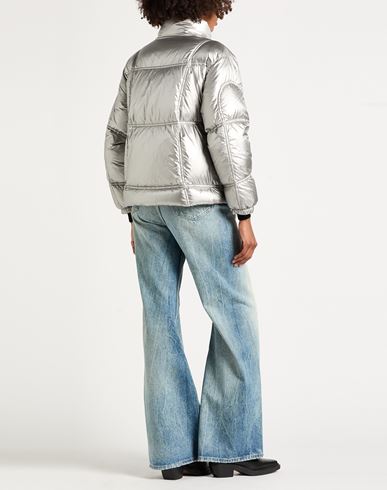 Laminar Woman Puffer Silver Size L Polyamide