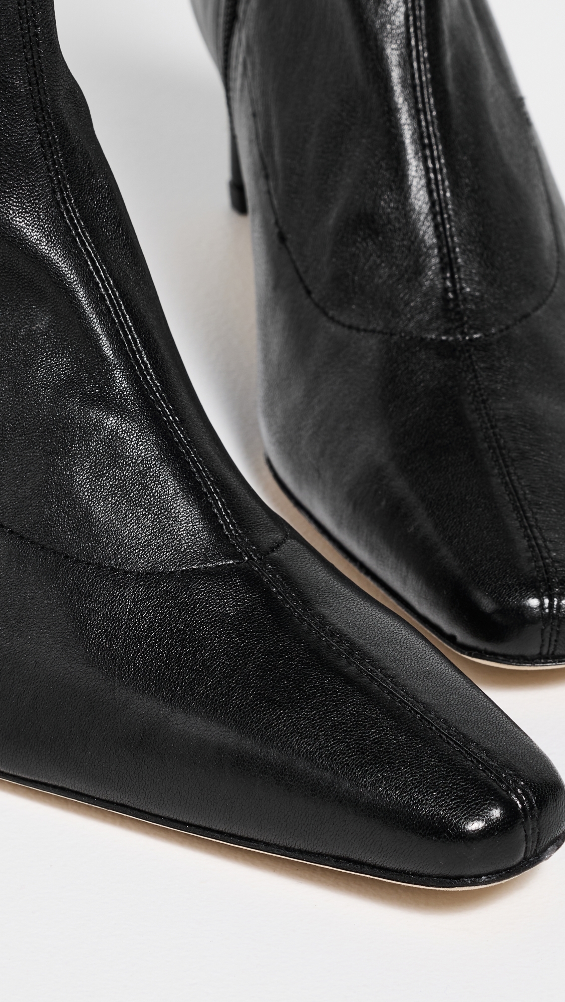Wally Sock Ankle Boots Black