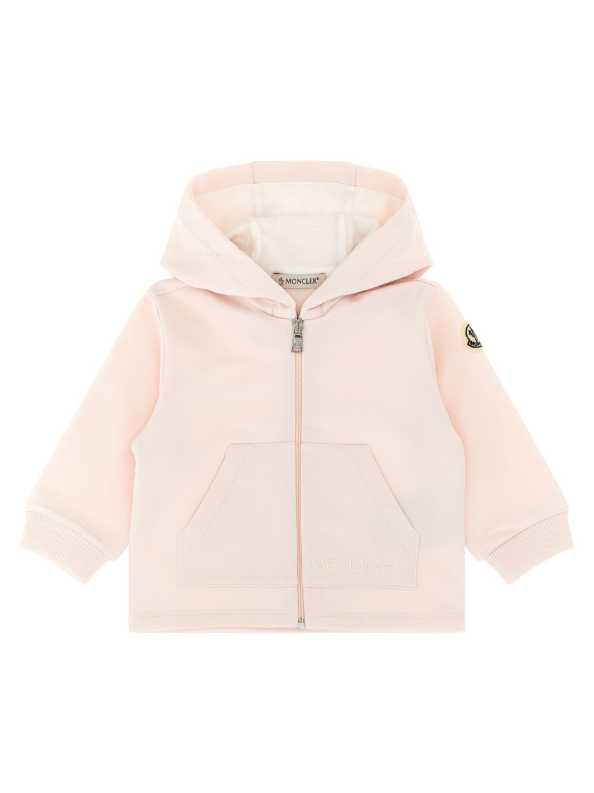 Pink Solid Hood/Jogger Sets (Baby Girl)