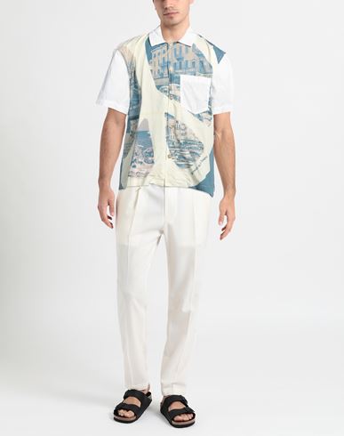 Man Shirt Pastel yellow Size XS Cotton