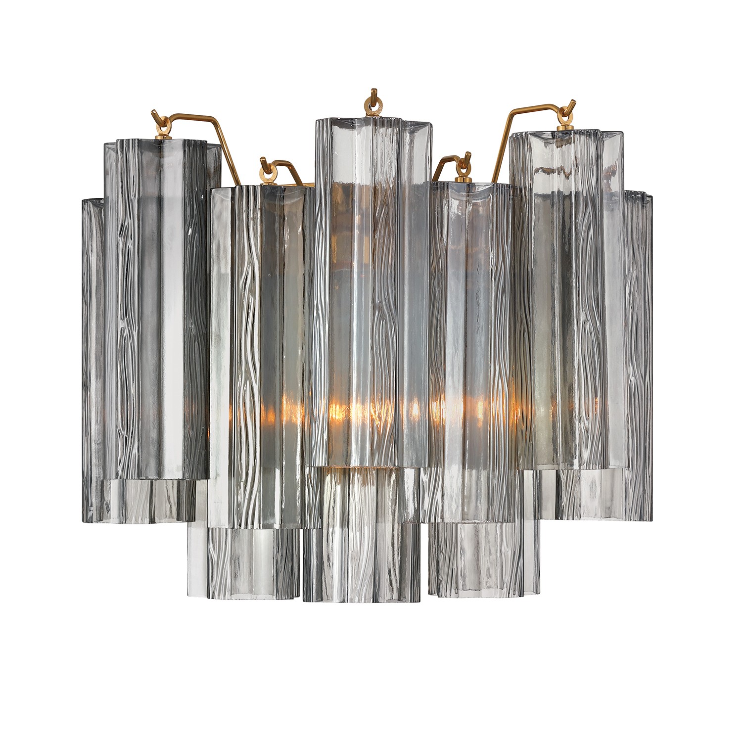 Aged Brass Wall Sconce from the Addis Collection
