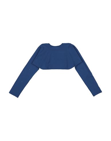 Kid Girl Wrap cardigans Blue Size 14 Cotton, Elastane