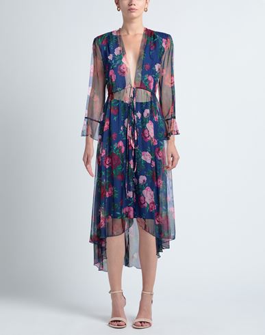 Odì Odì Woman Midi dress Bright blue Size S Viscose, Elastane