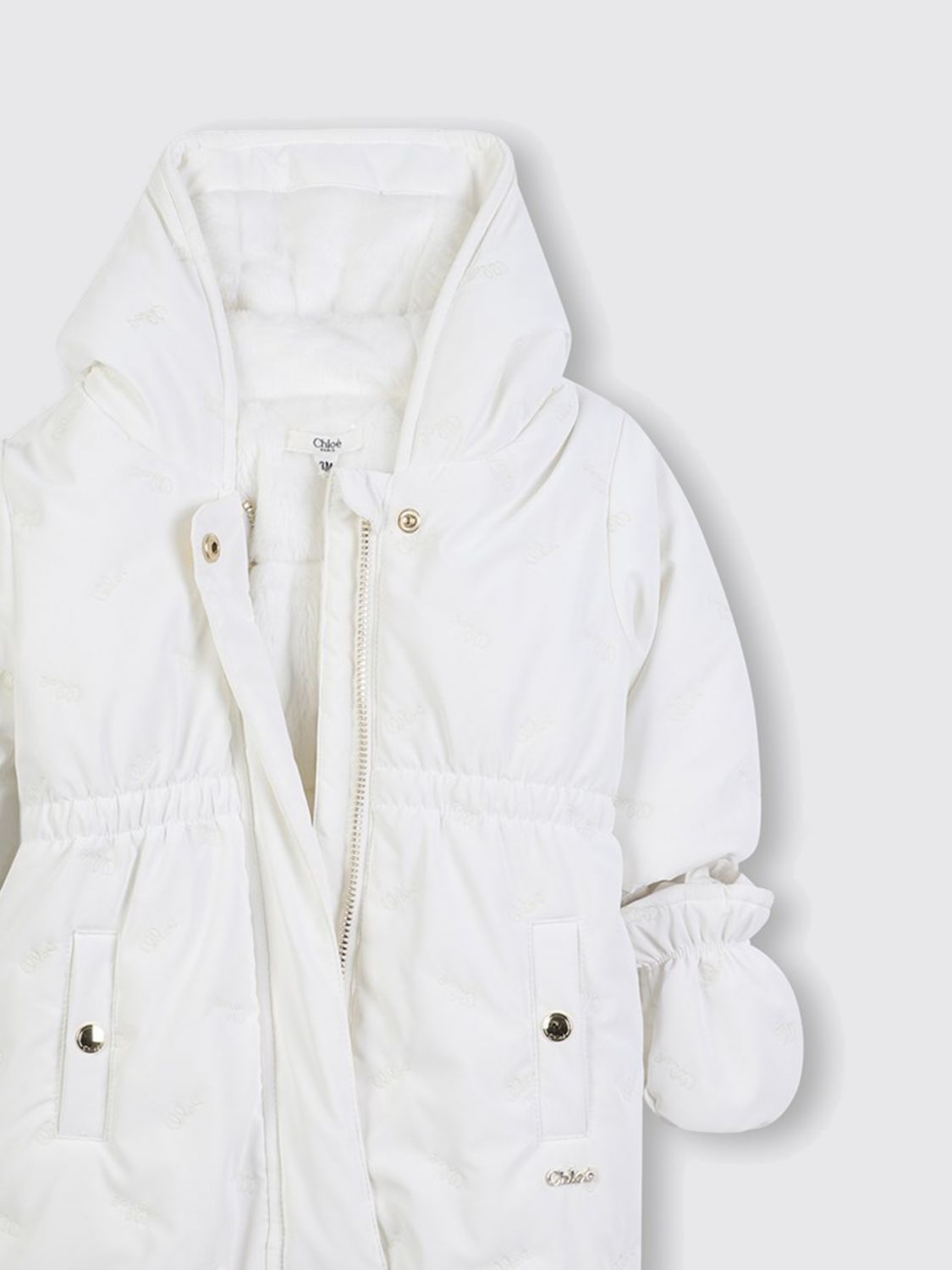 Jacket CHLOÉ Kids color White