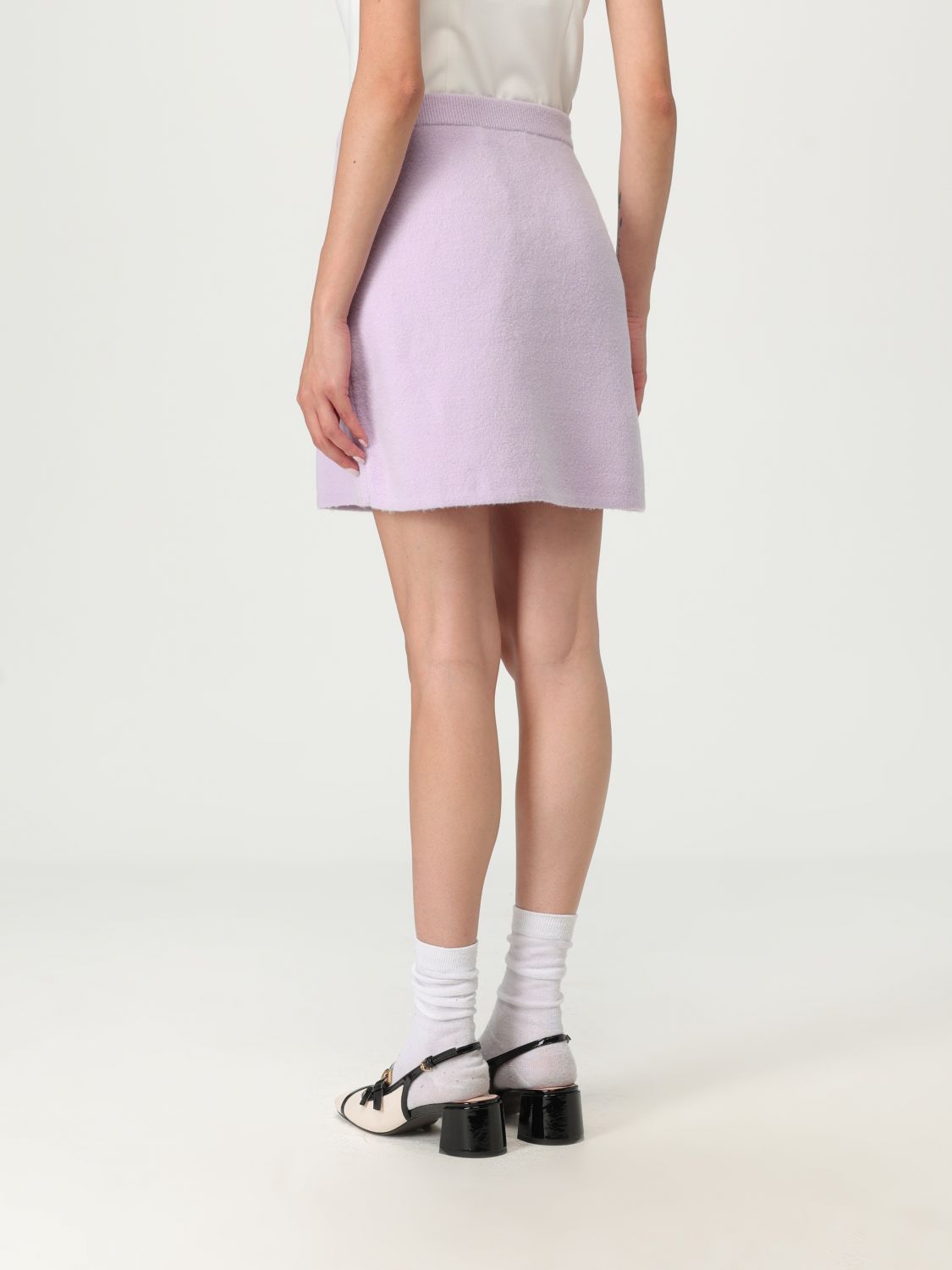 Skirt Woman color Lilac