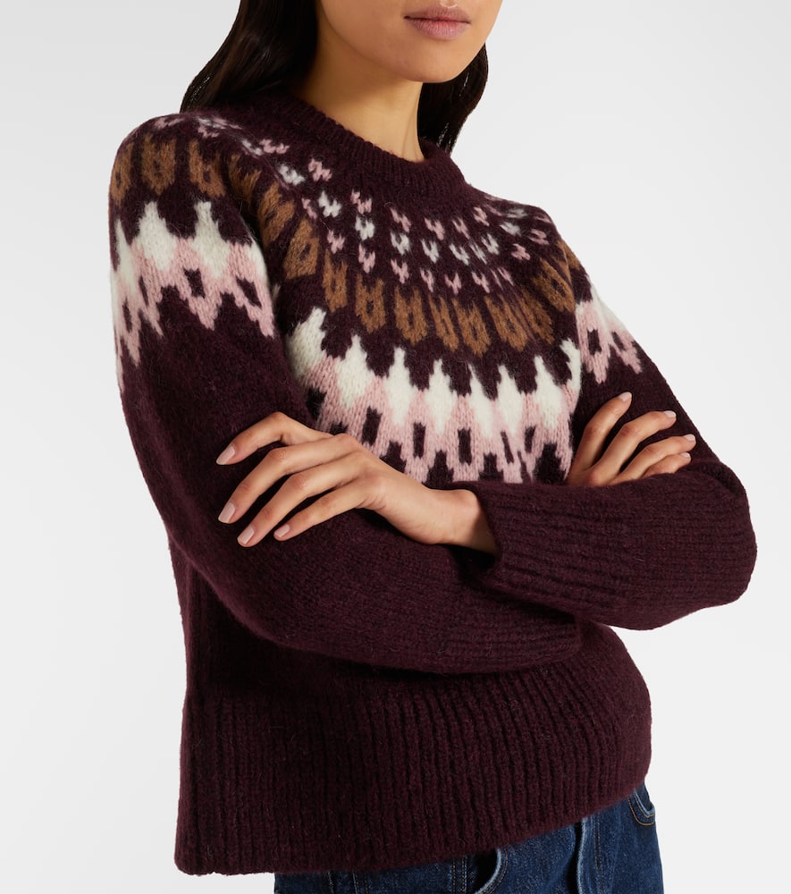 Anne Fair Isle wool-blend sweater
