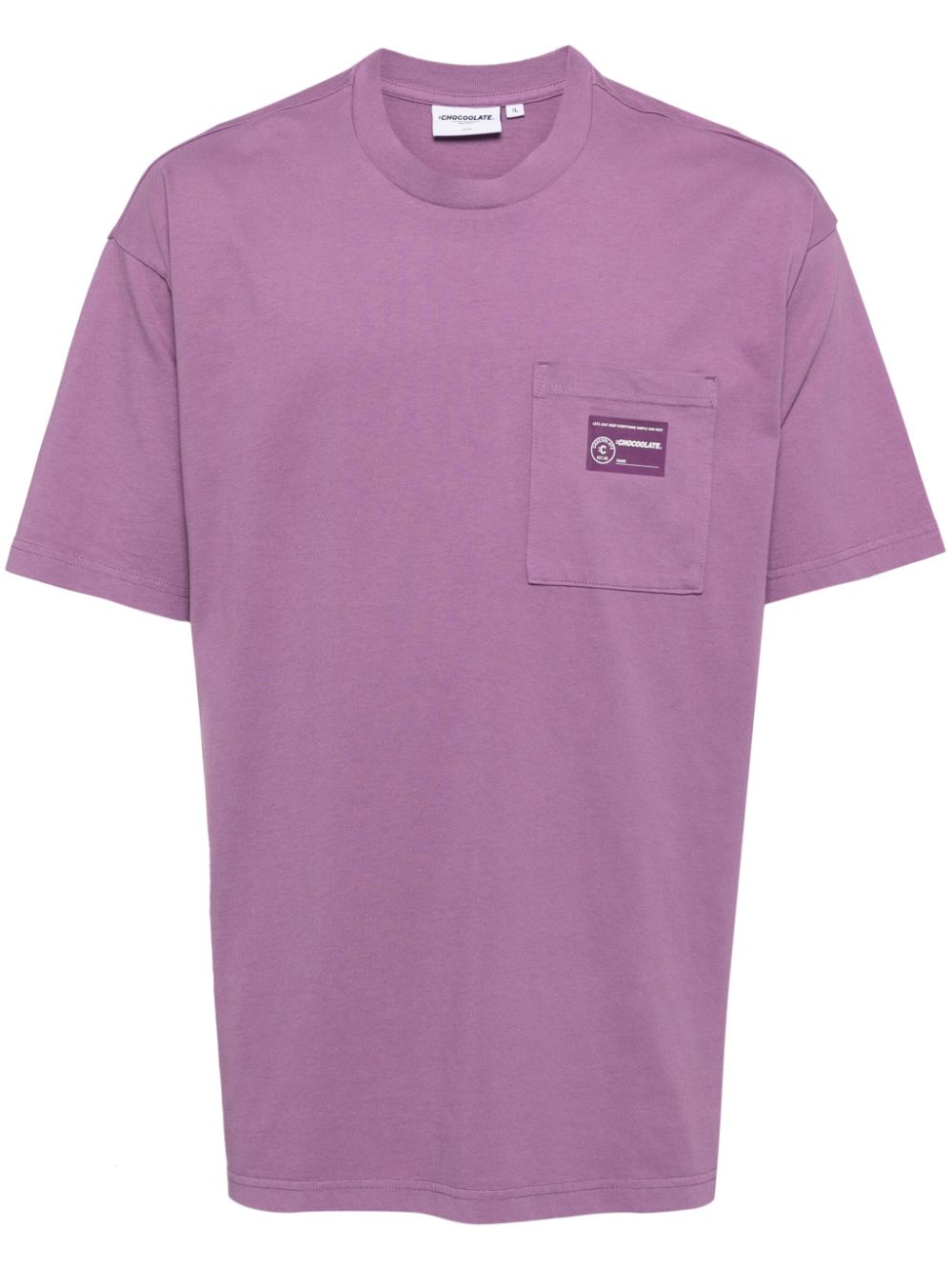 Patch pocket t-shirt - Blue