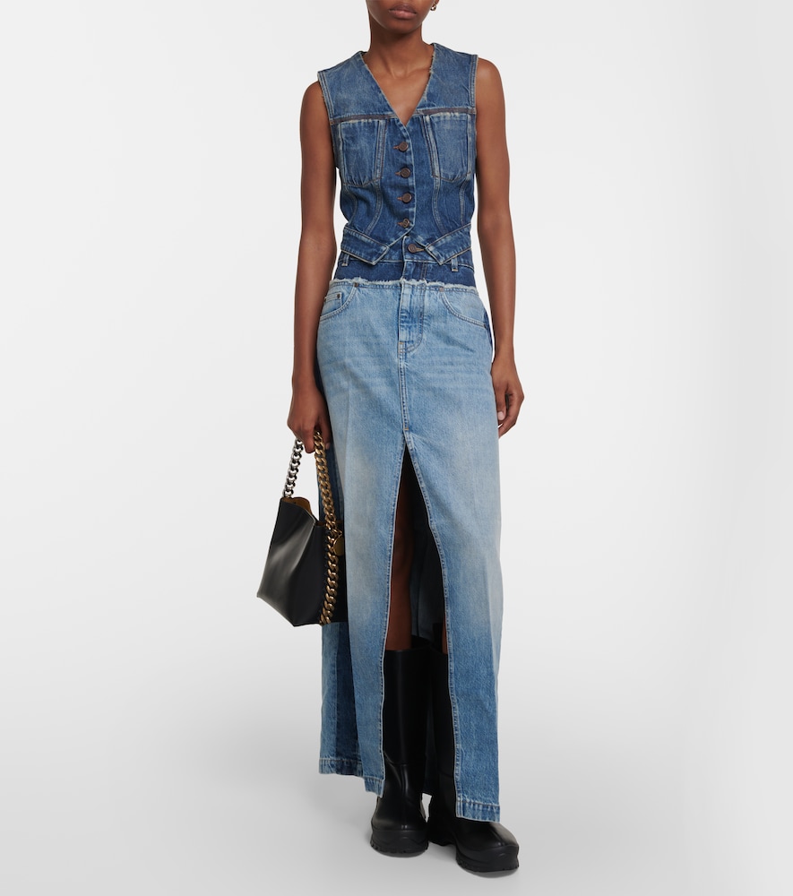 Stella McCartney Denim maxi skirt