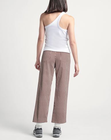 Woman Pants Brown Size S Cotton, Elastane