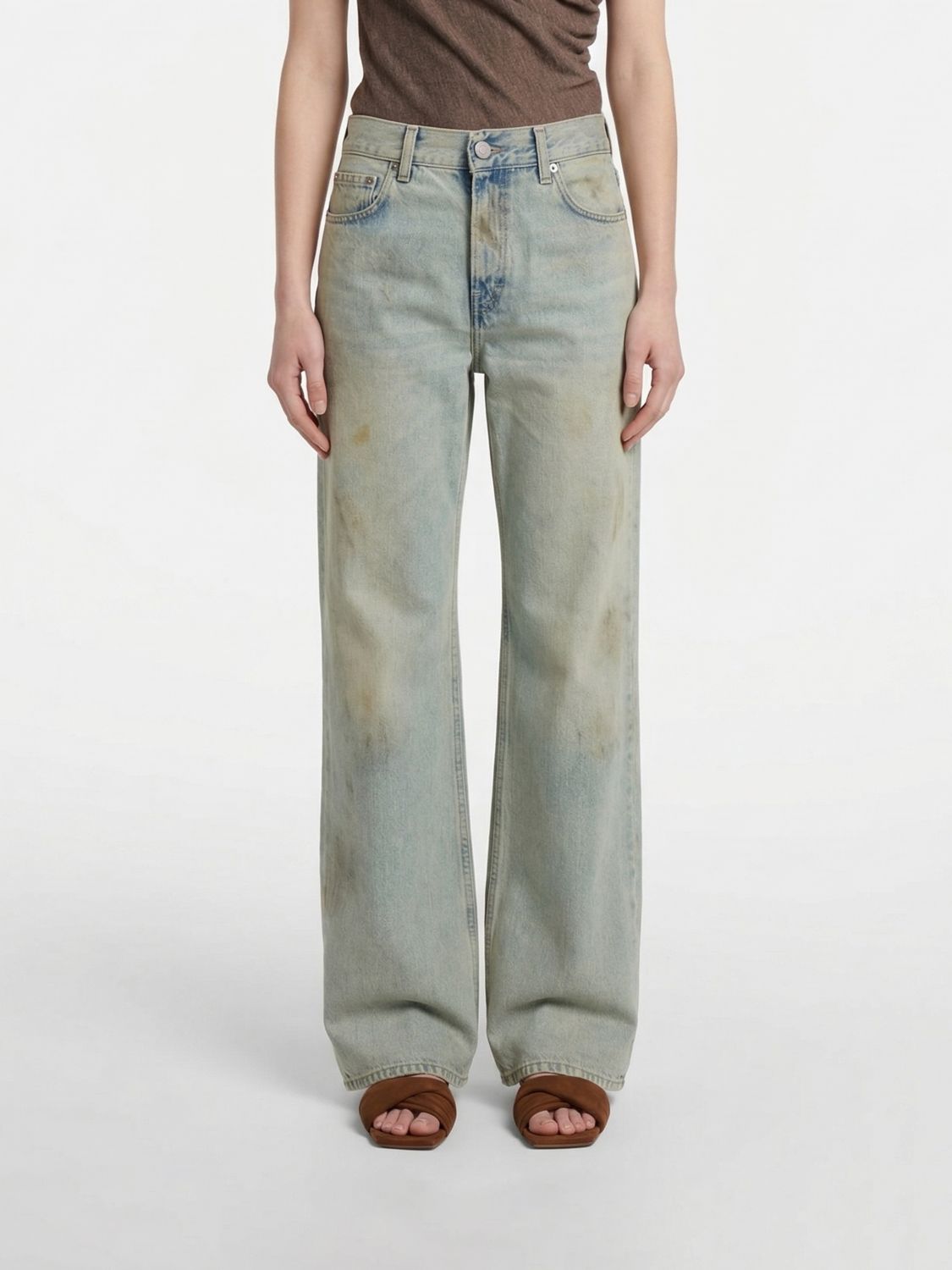 Pants Woman color Sky