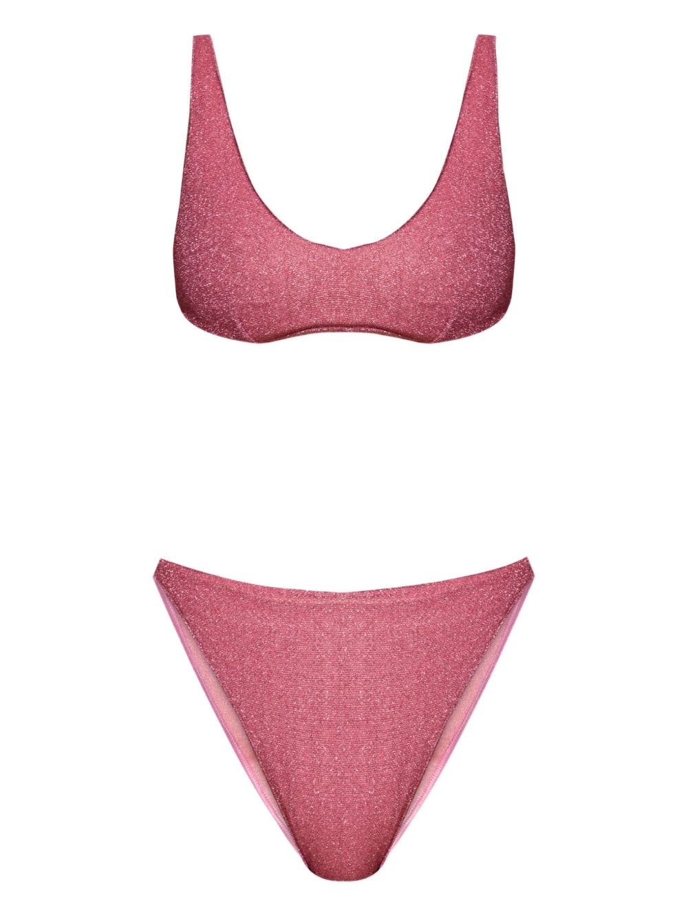 Scoop-neck bikini - Pink