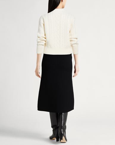 Woman Turtleneck Cream Size L Wool, Cashmere