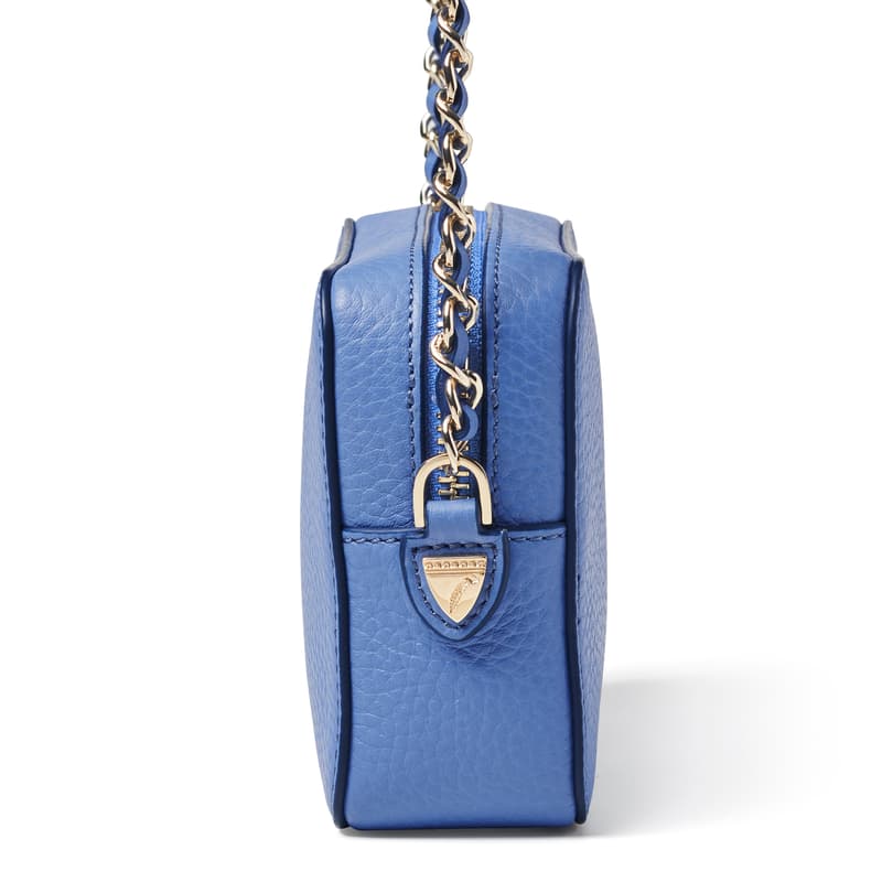 Milly Crossbody Bag in Capri Blue Pebble