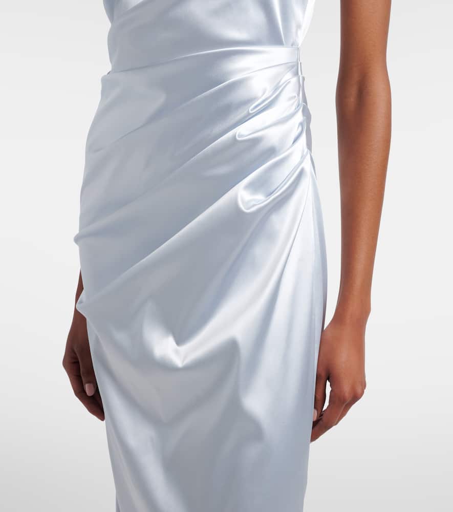 Satin midi dress
