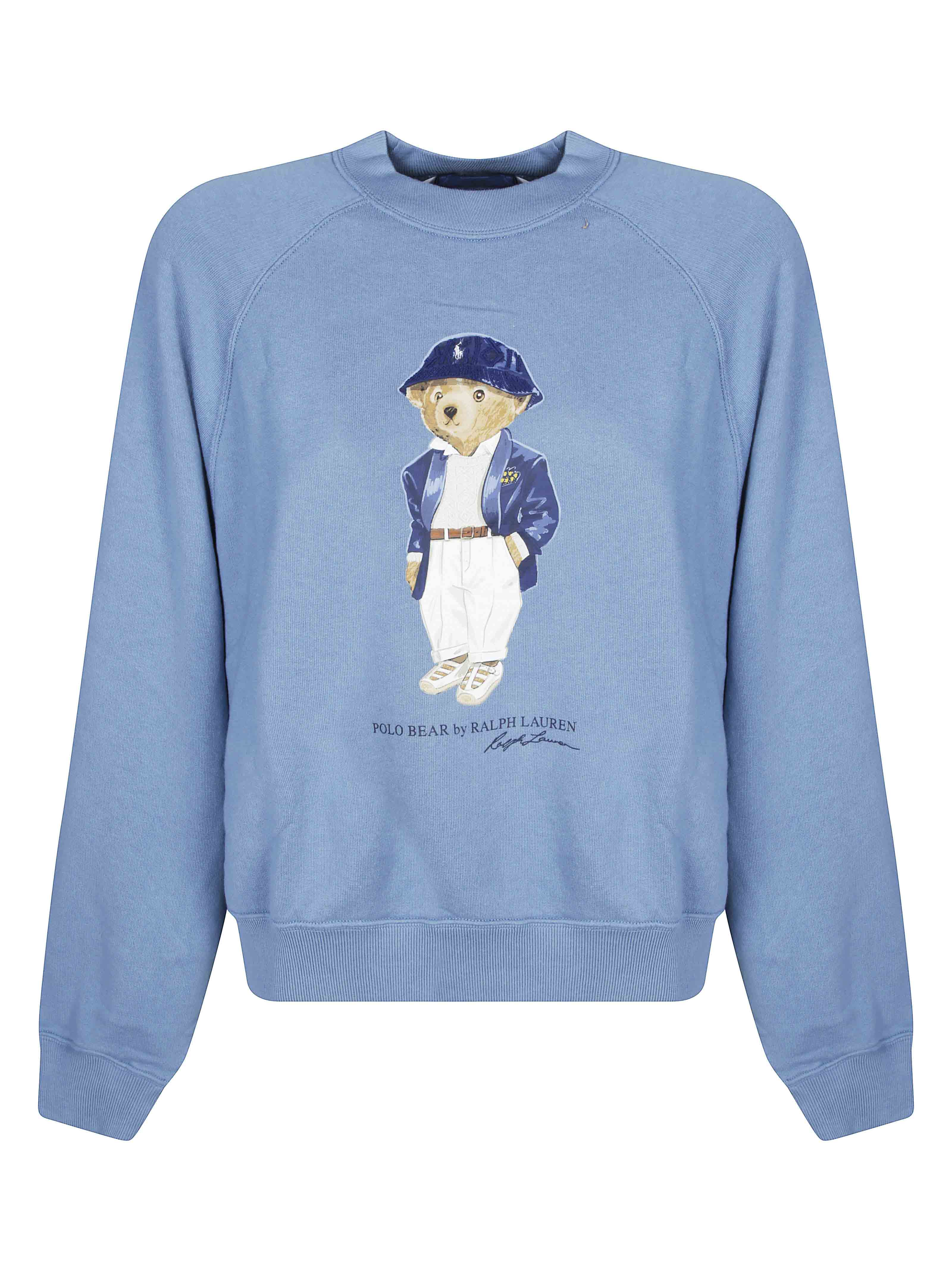 Women's Polo-Inspired Crewneck Sweatshirt