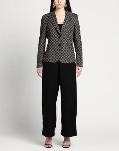 Woman Blazer Grey Size 4 Virgin Wool, Viscose, Polyamide