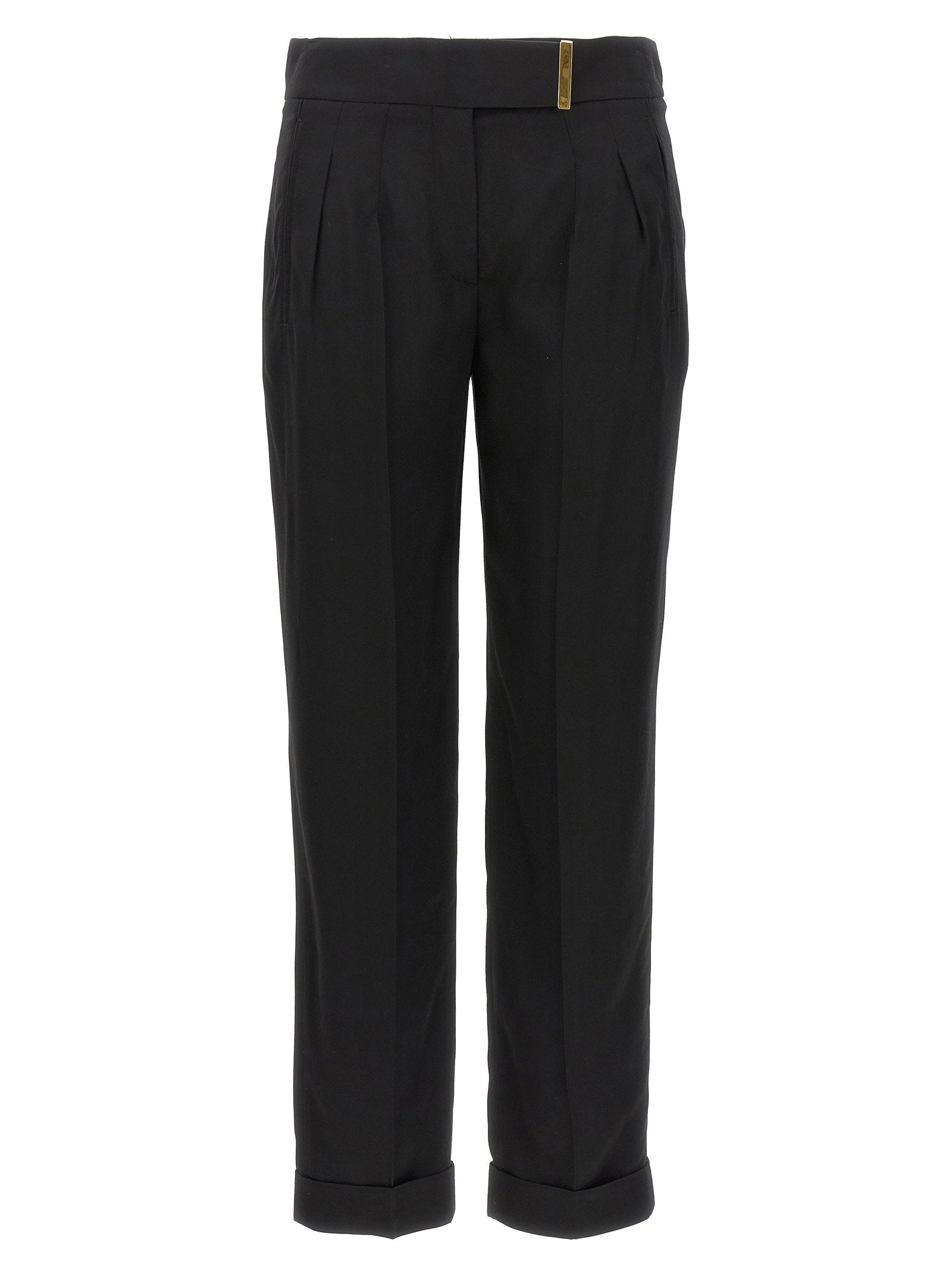 Metal Bar Detail Trousers
