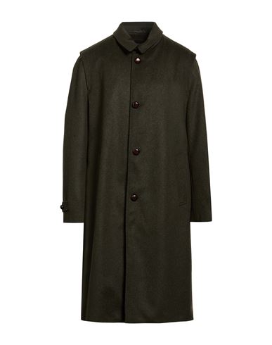 Man Coat Dark green Size 36 Virgin Wool, Alpaca wool