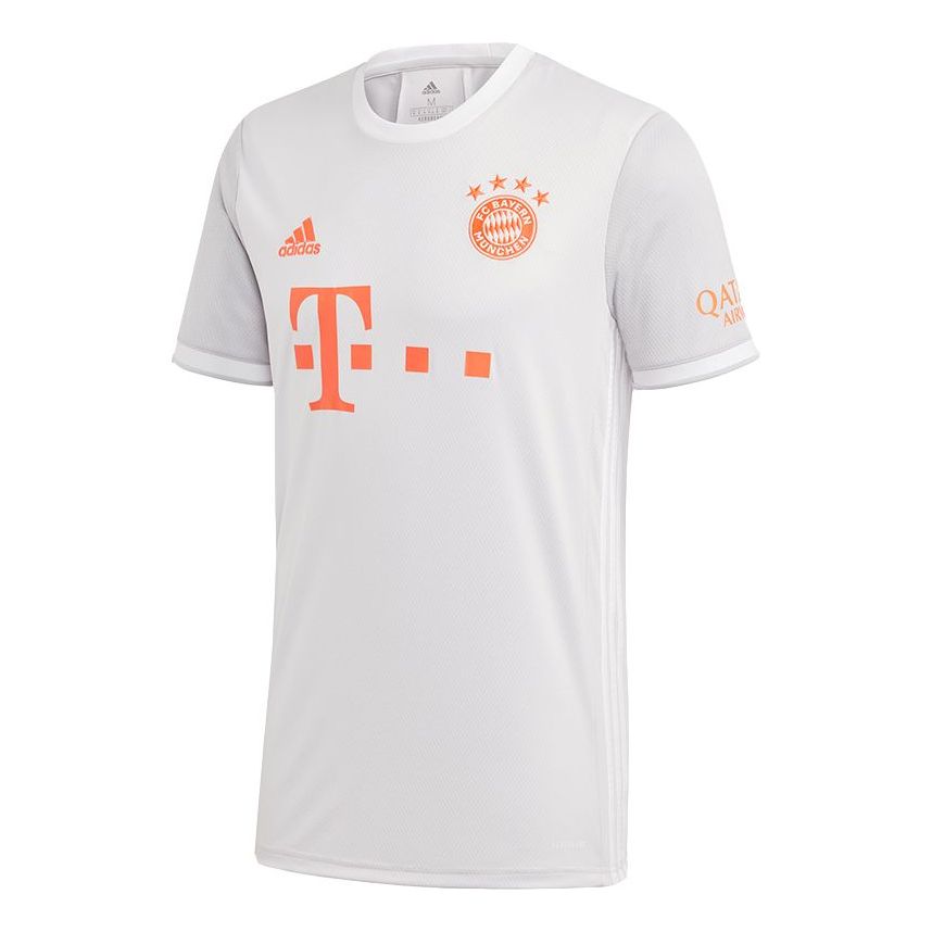 FCB A JSY Round Neck Sports Jersey SW Fan Edition Bayern Munich Away White