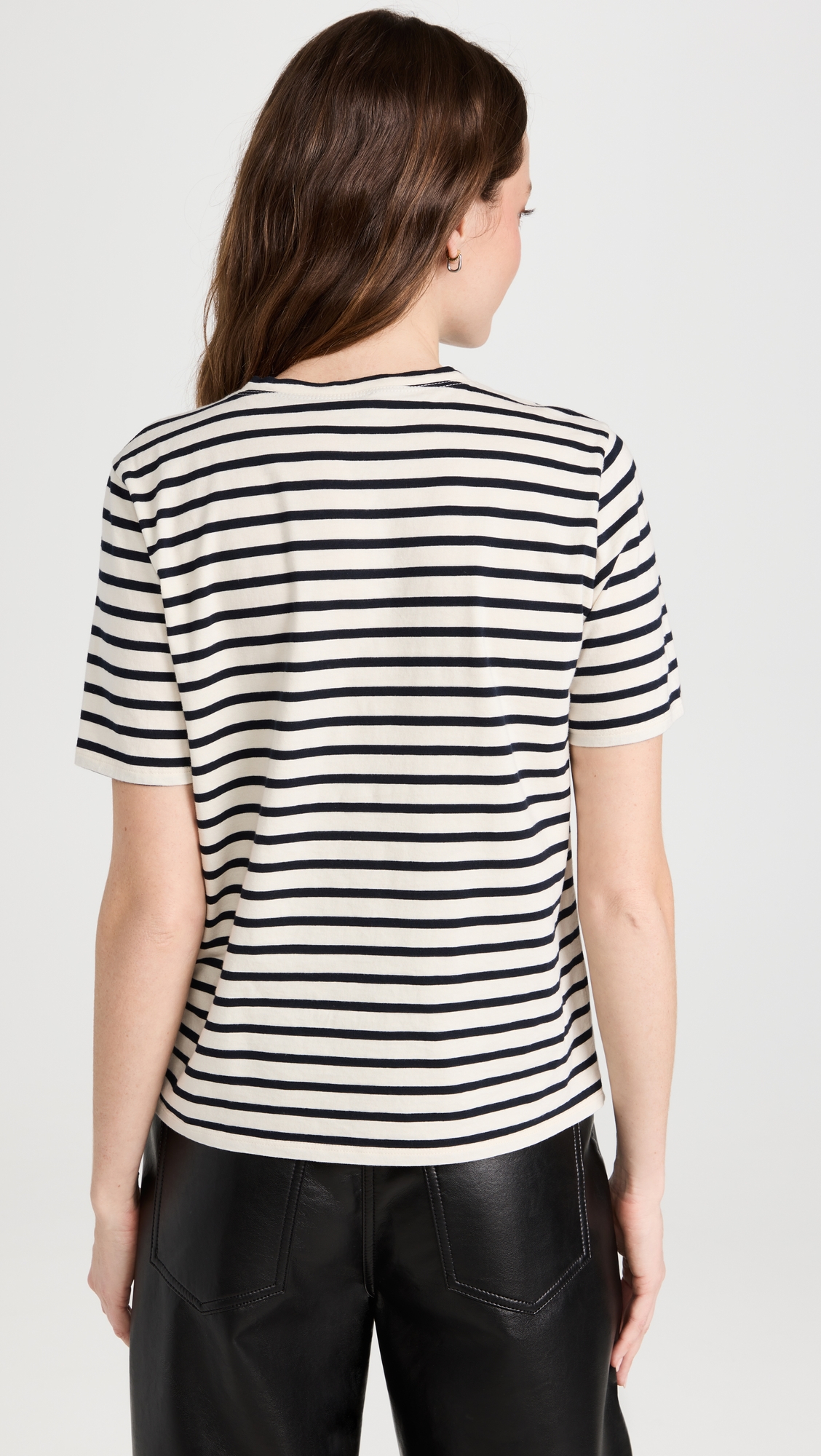 Modern Short Sleeve Tee Cream/Navy