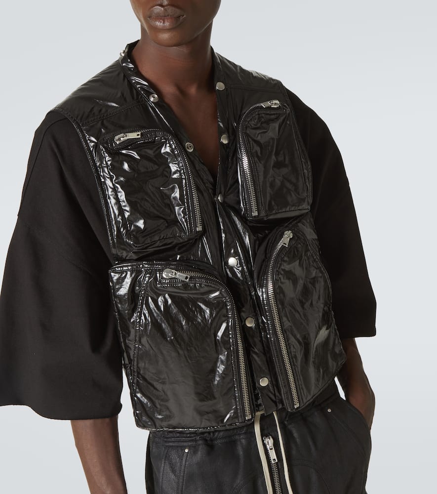 Cotton cargo vest