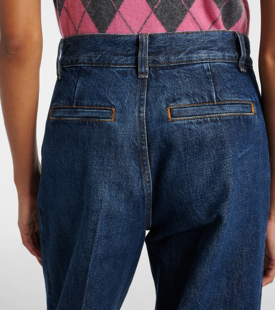 High-rise wide-leg jeans
