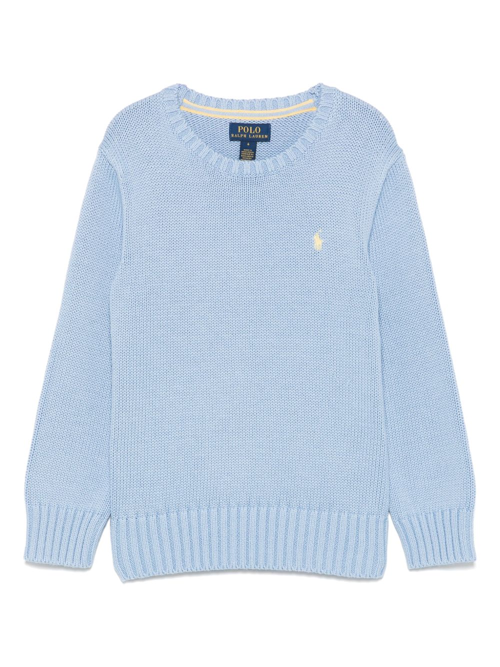 POLO RALPH LAUREN KIDS cotton jumper - Blue