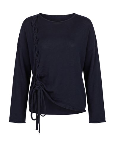 Woman Sweater Midnight blue Size L Merino Wool