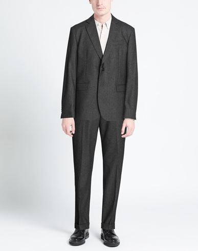 Man Suit Charcoal Size 40 Virgin Wool