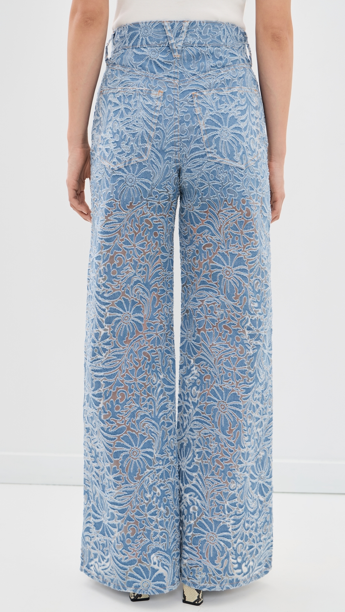 Taylor Floral Burnout Jeans Lkshre