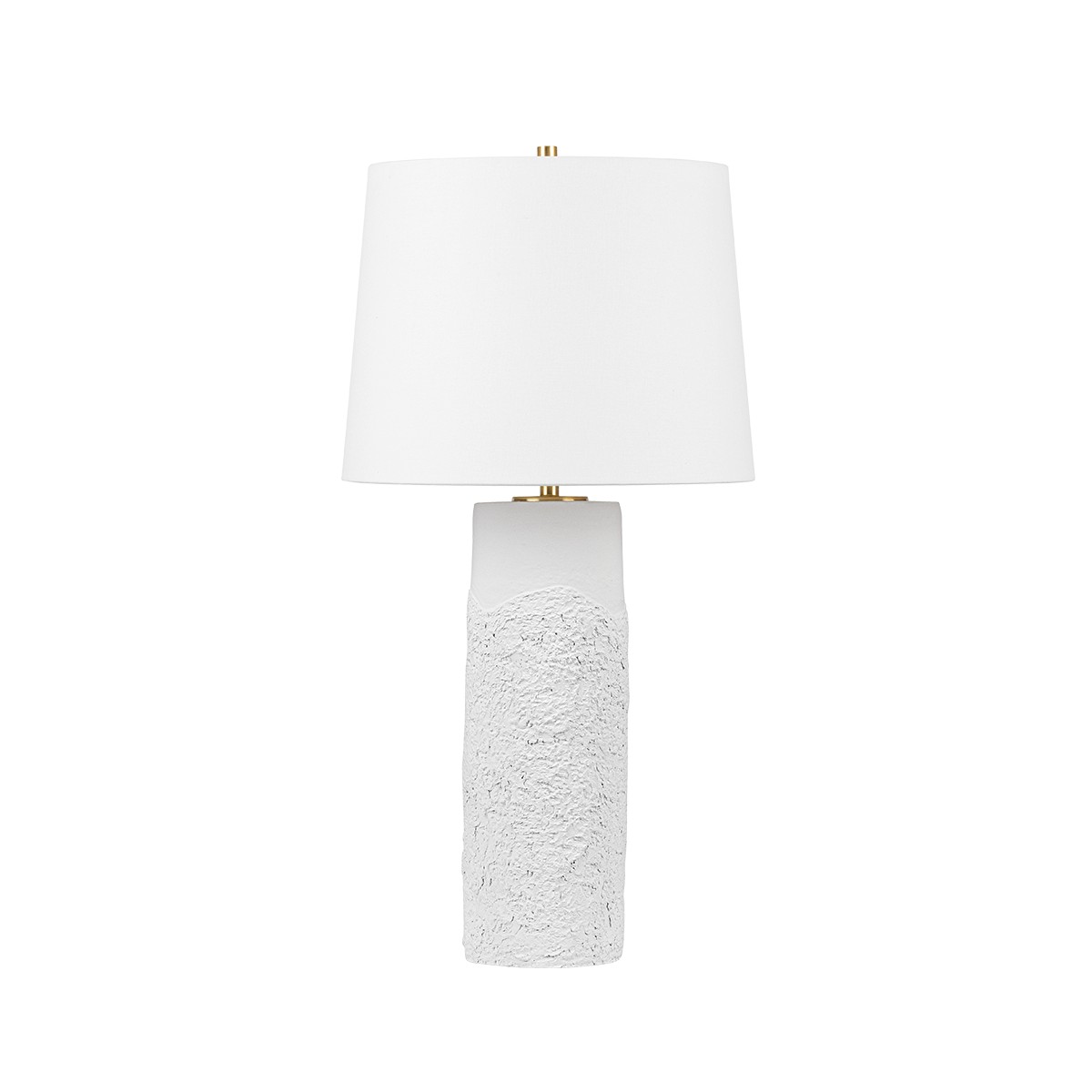 Aged Brass Table Lamp from the Tolland Collection